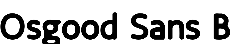 Osgood Sans Blur Bold Fuente Descargar Gratis
